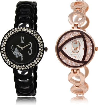 

The Shopoholic Fashionable Fancy CollectionÃÂ Black And Silver Dial Analog Watch For Girls Watch Womens Watch - For Women