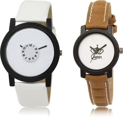 

The Shopoholic New Collection White Dial Analog Watch For Boys And Girls Men Watches Watch - For Men & Women
