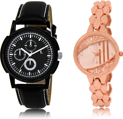 

The Shopoholic Treny and Precious Black And Rose Gold Dial Analog Watch For Boys And Girls New Watches For Men Watch - For Men & Women