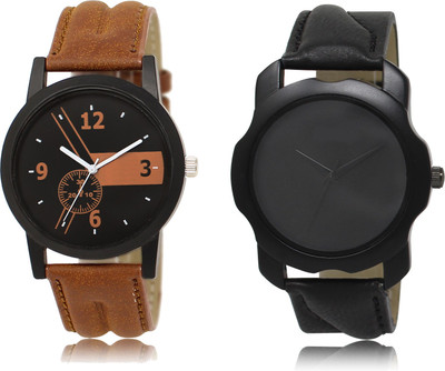 

The Shopoholic Best Combo Pack Black And Brown Dial Analog Watch For Boys Watches Boy Watch - For Men & Women