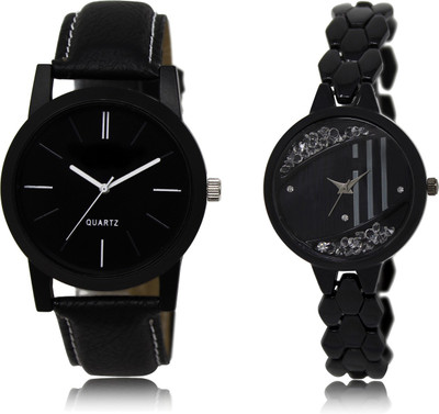 

The Shopoholic Latest Fashionable Black Dial Analog Watch For Boys And Girls Watch For Men Stylish Black Watch - For Men & Women