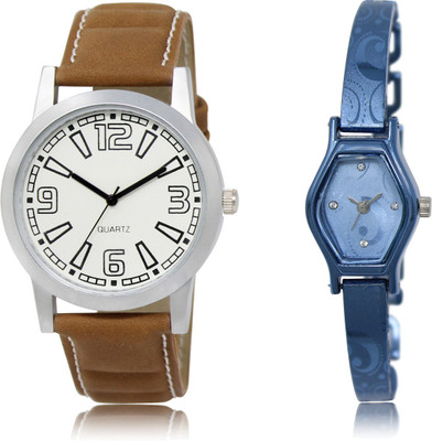 

The Shopoholic Fashionable Funky Look White And Blue Dial Analog Watch For Boys And Girls Formal Men Watch Watch - For Men & Women