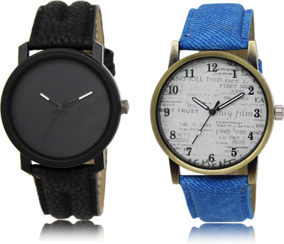 

The Shopoholic Stylist Designer Combo Pack 2 Black And White Dial Analog Watch For Boys Casual Watch For Men Watch - For Men