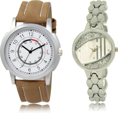 

The Shopoholic New Stylist Latest White And Silver Dial Analog Watch For Boys And Girls Analog Watch For Boys Stylish Watch - For Men & Women