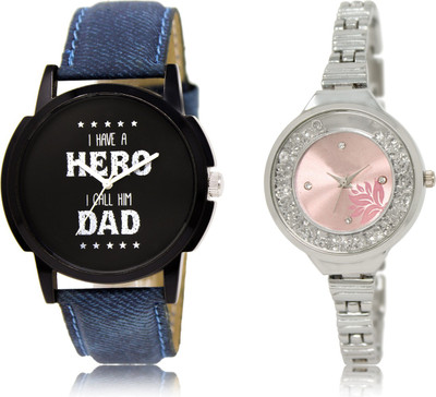 

The Shopoholic Best Combo Pack Black And Pink Dial Analog Watch For Boys And Girls Stylish Watches For Boys Watch - For Men & Women