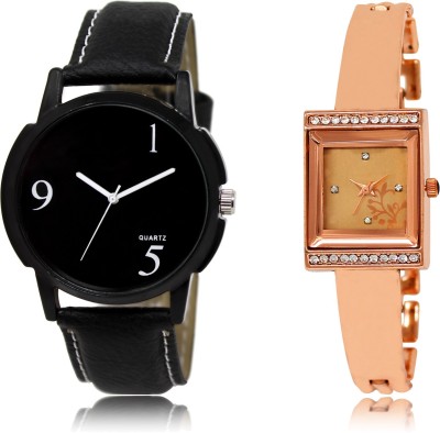 

The Shopoholic Best Combo Pack Black And Rose Gold Dial Analog Watch For Boys And Girls Mens Casual Watches Watch - For Men & Women