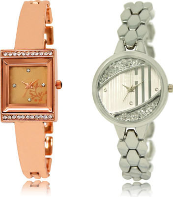 

The Shopoholic Best Combo Pack Rose Gold And Silver Dial Analog Watch For Girls Watch In Girl Watch - For Women