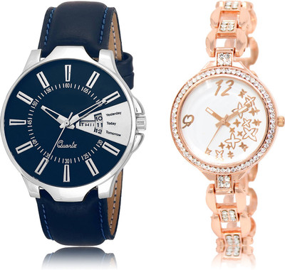 

The Shopoholic Latest Fashionable Blue And White Dial Analog Watch For Boys And Girls Watch For Women Watch - For Men & Women