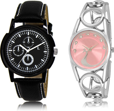 

The Shopoholic Treny and Precious Black And Pink Dial Analog Watch For Boys And Girls Watches For Men Analog Watch - For Men & Women