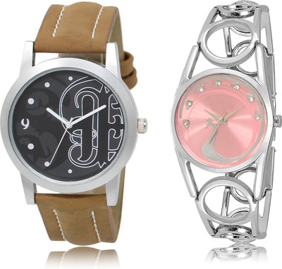 

The Shopoholic Fashionable Funky Look Black And Pink Dial Analog Watch For Boys And Girls Men Stylish Watch Watch - For Men & Women