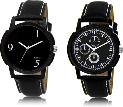 

The Shopoholic Stylist Designer Combo Pack 2 Black Dial Analog Watch For Boys Casual Watch For Boys Watch - For Men