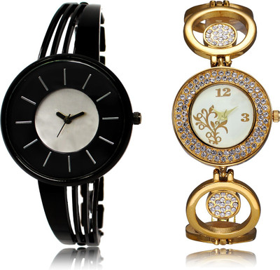 

The Shopoholic Treny and Precious Black And Silver And White Dial Analog Watch For Girls Watch For Girls Black Watch - For Women