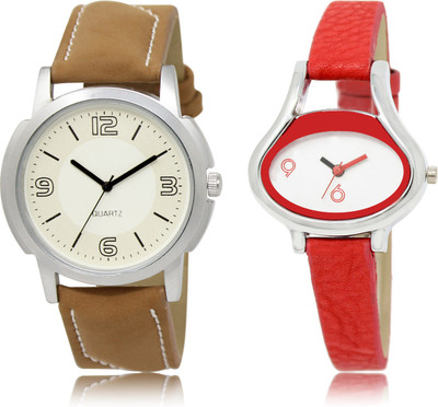 

The Shopoholic Fashionable Fancy CollectionÃÂ White Dial Analog Watch For Boys And Girls Couple Watch Watch - For Men & Women