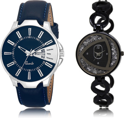 

The Shopoholic Treny and Precious Blue And Black Dial Analog Watch For Boys And Girls Analog Watch For Boys Stylish Watch - For Men & Women