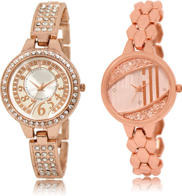 

The Shopoholic Treny and Precious Silver And Rose Gold Dial Analog Watch For Girls Multicolor Girl Watch Watch - For Girls