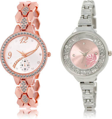 

The Shopoholic Treny and Precious Silver And Pink Dial Analog Watch For Girls Womens Watch Watch - For Women