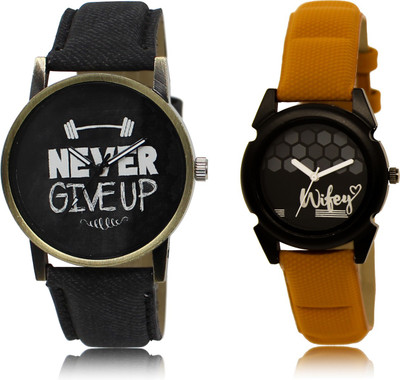 

The Shopoholic Fashionable Fancy CollectionÂ Black Dial Analog Watch For Boys And Girls Combo Watch For Men Watch - For Men & Women