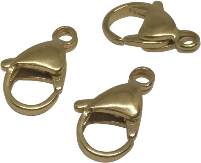 

Aumni Crafts Jewellery Making Lobster Clasps Tarnish Resistant Stainless Steel 15x9x4mm Lobster Claw Gold Color (Pack of 10 sets)