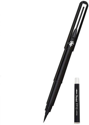 

Pentel Arts Pocket Brush Pen, Includes 2 Black Ink Refills (GFKP3BPA)