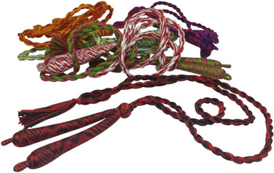 

Aumni Crafts Handmade Jewellery Making Adjustable Cotton Dori Back Rope Braided Cord 16inch Long 0.5cm Thick Cord Assorted Colors (Pack of 5 pieces)