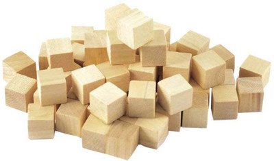 

Notions - In Network Craftwood 5/8 Wooden Cubes 36/Pkg-Natural