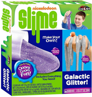 

Cra-Z-Art Nickelodeon Cra-Z-Slime Galactic Glitter Medium Boxed Kit Z