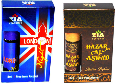 Zia London Nights and Hajre Aswad Special Malaysian Edition Floral Attar(Citrus)