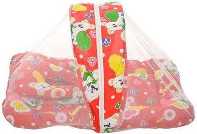 

Kidoyzz Mosquito Protector Comfy Baby Sleeping Mosquito Net Bed KDMBBNL2002 Portable Crib(Fabric, Multicolor)