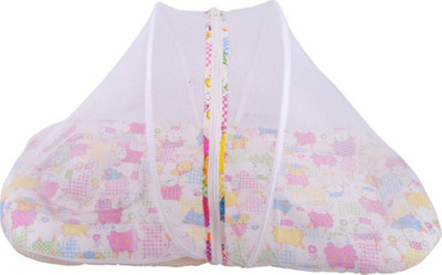

Kidoyzz Mosquito Protector Comfy Baby Sleeping Mosquito Net Bed KDMBBNL2031 Portable Crib(Fabric, Multicolor)