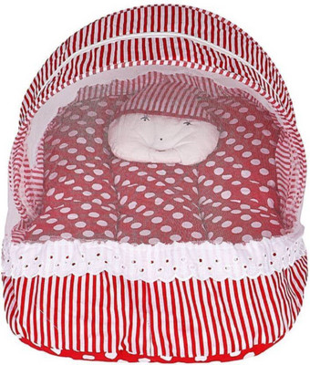 

Kidoyzz Mosquito Protector Comfy Baby Sleeping Mosquito Net Bed KDMBBNL2030 Portable Crib(Fabric, Multicolor)