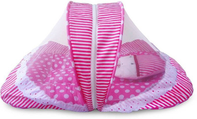 

Kidoyzz Mosquito Protector Comfy Baby Sleeping Mosquito Net Bed KDMBBNL2047 Portable Crib(Fabric, Multicolor)