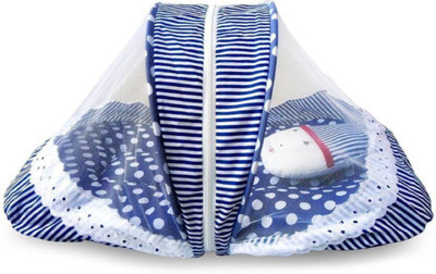 

Kidoyzz Mosquito Protector Comfy Baby Sleeping Mosquito Net Bed KDMBBNL2125 Portable Crib(Fabric, Multicolor)