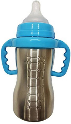 

Croox New Special Design Baby Feeding Bottle In Stainless Steel - 290 ml - 290 ml(Silver, Blue)