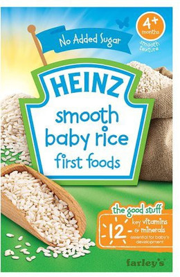 

heinz Smooth Baby Rice First Foods 100g Cereal(100 g, 1)