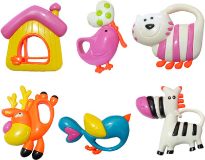 

HALO NATION Cute Animal Rattle(Multicolor)