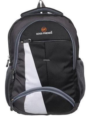 

Good Friends waterproof laptop 16 L Backpack(Black, Grey)