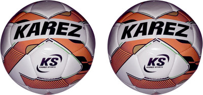 

Karez KS PACK OF 2 Football - Size: (Pack of 2, White