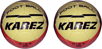 

Karez KS PACK OF 2 Football - Size: (Pack of 2, Yellow, Red