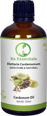 

Ks Essentials 100% Pure Cardamom Essential Oil (Elettaria cardamomum) Natural Therapeutic Grade(100 ml)