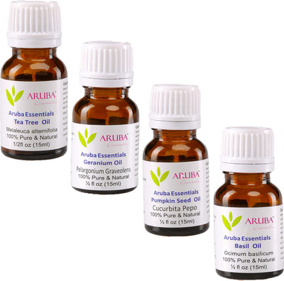 

Aruba Essentials Tea Tree, Geranium, Pumpkin Seed & Basil(60 ml)