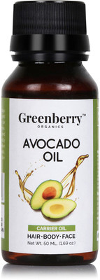 

Greenberry Organics Avocado Oil | 100% Natural | Body Hair and Face (50 ML)(50 ml)