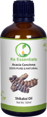 

Ks Essentials 100% Pure Shikakai Oil (Acacia concinna) Natural Therapeutic Grade(100 ml)