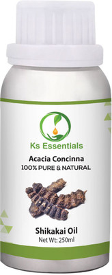 

Ks Essentials 100% Pure Shikakai Oil (Acacia concinna) Natural Therapeutic Grade(250 ml)