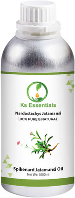

Ks Essentials 100% Pure Spikenard (Jatamansi) Essential Oil Natural Skin Care & Hair Care(1000 ml)