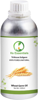 

Ks Essentials 100% Pure Wheat Germ Pure Carrier Oil Pure & Cold Pressed(1000 ml)