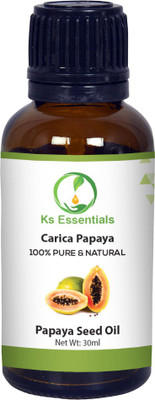

Ks Essentials 100% Pure Papaya seed Oil (Carica papaya) Natural Therapeutic Grade(30 ml)