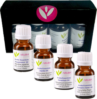 

Aruba Essentials Peppermint, Jojoba, Geranium & Pumpkin Seed(60 ml)