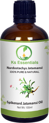 

Ks Essentials 100% Pure Spikenard (Jatamansi) Essential Oil Natural Skin Care & Hair Care(100 ml)