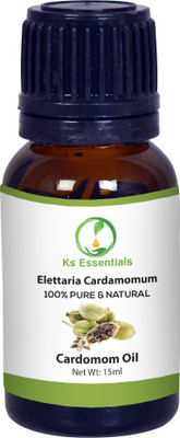 

Ks Essentials 100% Pure Cardamom Essential Oil (Elettaria cardamomum) Natural Therapeutic Grade(15 ml)