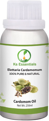 

Ks Essentials 100% Pure Cardamom Essential Oil (Elettaria cardamomum) Natural Therapeutic Grade(250 ml)
